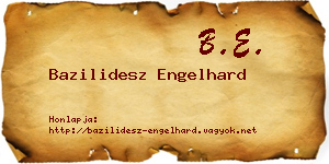Bazilidesz Engelhard névjegykártya